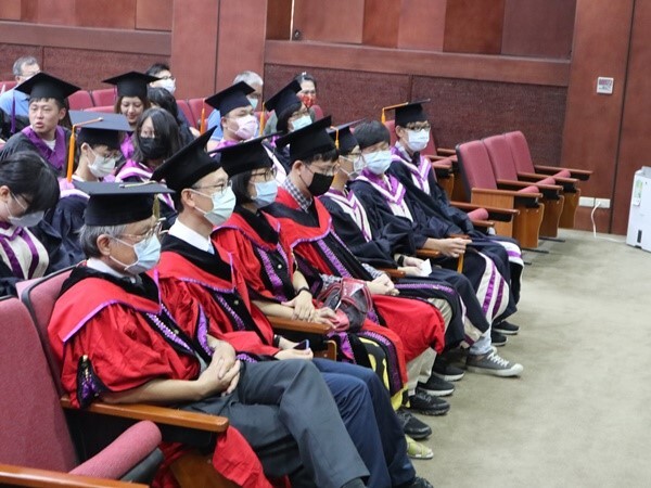 典禮會場師長就座共同見證典禮重要時刻